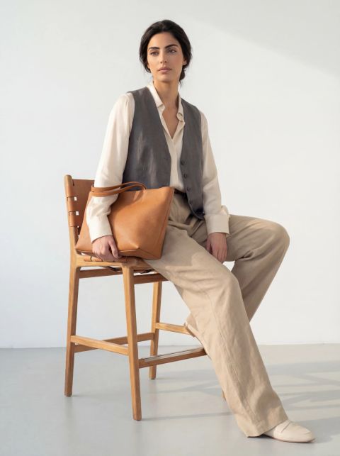 Grey Waistcoat Sit