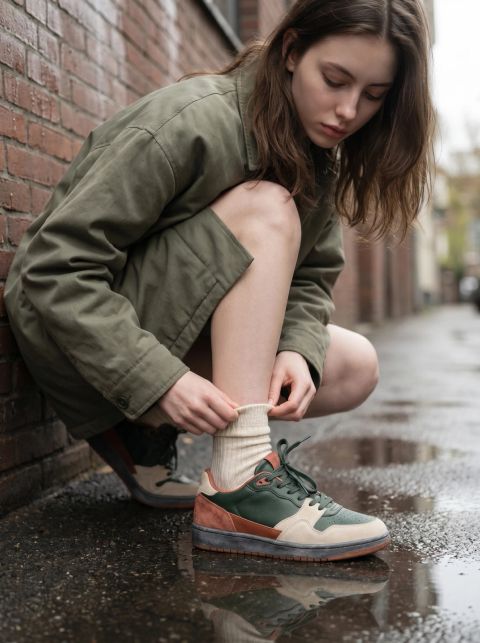 Rainy Alley Pause